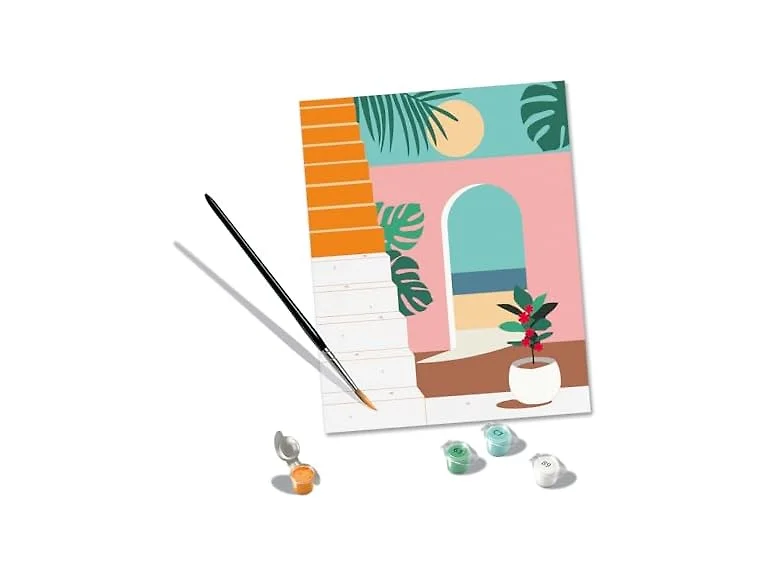 Ravensburger Creart Vacation Mode Paint by Numbers Kit for Adults