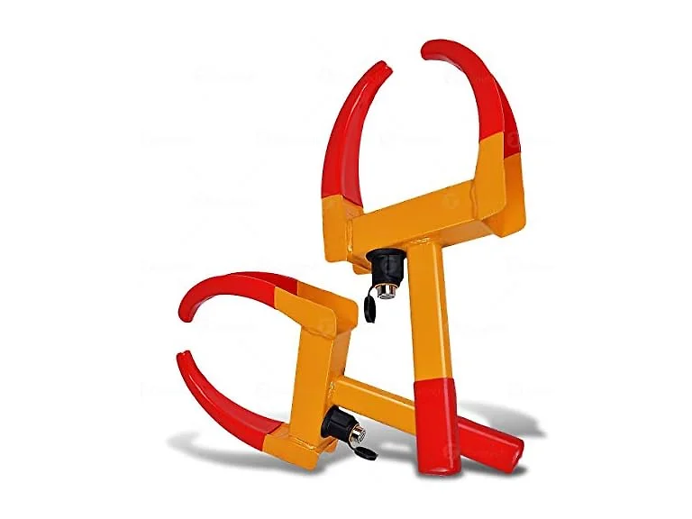 Zone Tech WL0002-2 Wheel Lock Security Tire Clamp 2 Pac