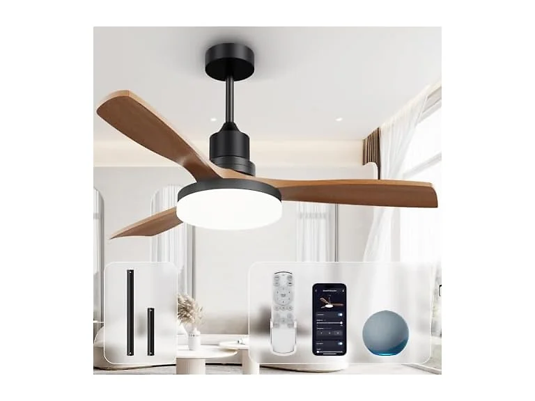 52" Smart Ceiling Fan w/ Light