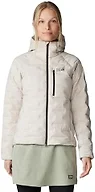 Mountain Hardwear Women's StretchDown Hoody, Talc-New 2024, Medium