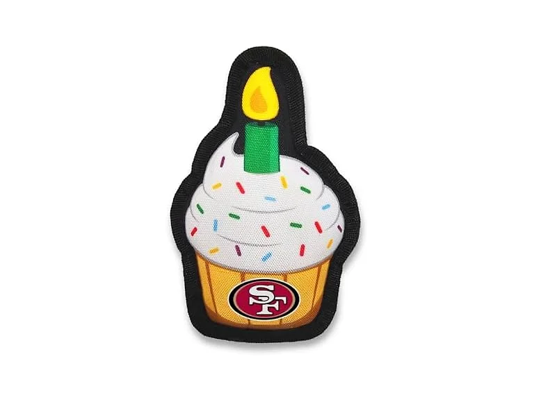 NFL San Francisco 49ers Pet Birthday Cupcake 