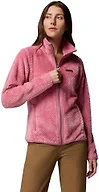 Columbia Women's Fire Side II Sherpa Full Zip Fleece Jacket, Rosette, Medium