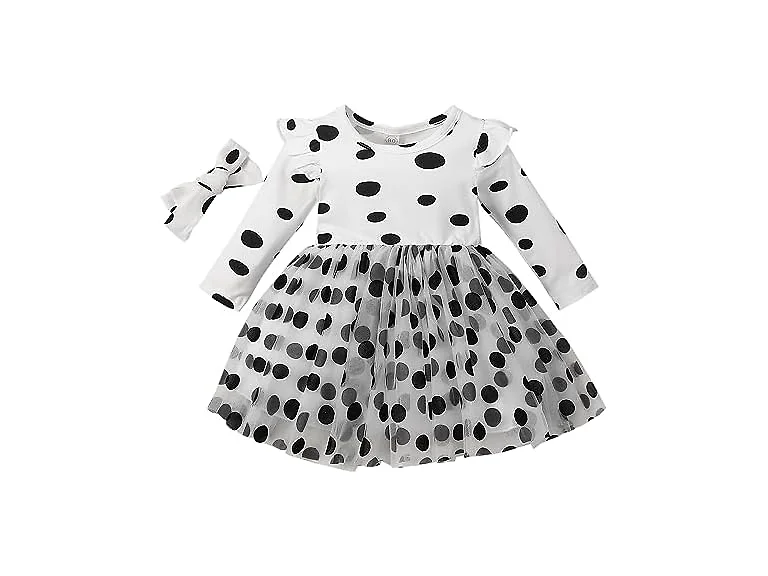 Baby Girl Dalmation Halloween Outfit 
