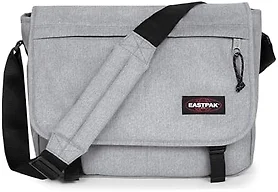 EASTPAK Delegate + – 20L Weatherproof Shoulder Bag with 17" Laptop Sleeve Trolley Strap Reflective Details Adjustable Padded Strap