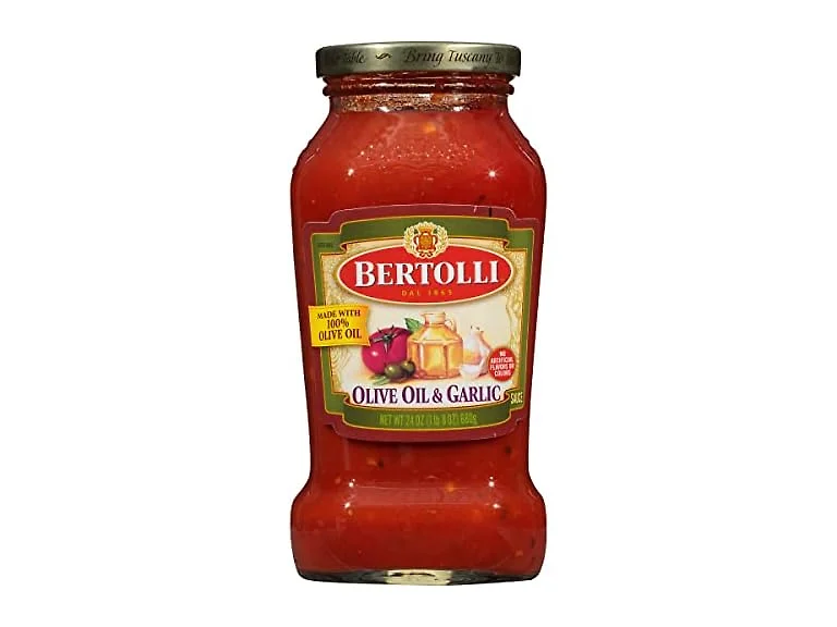 Bertolli Pasta Sauce, Olive Oil Garlic, 24 oz