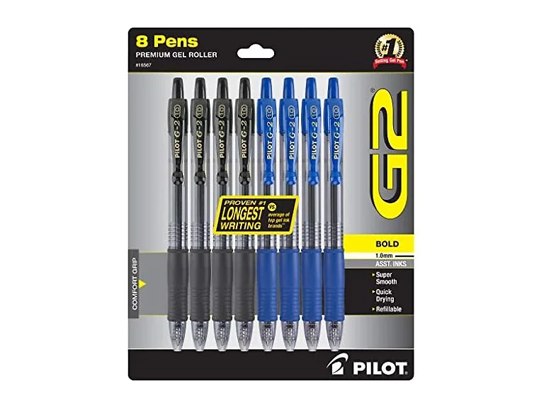 PILOT G2 Premium Gel Pens, Bold Point