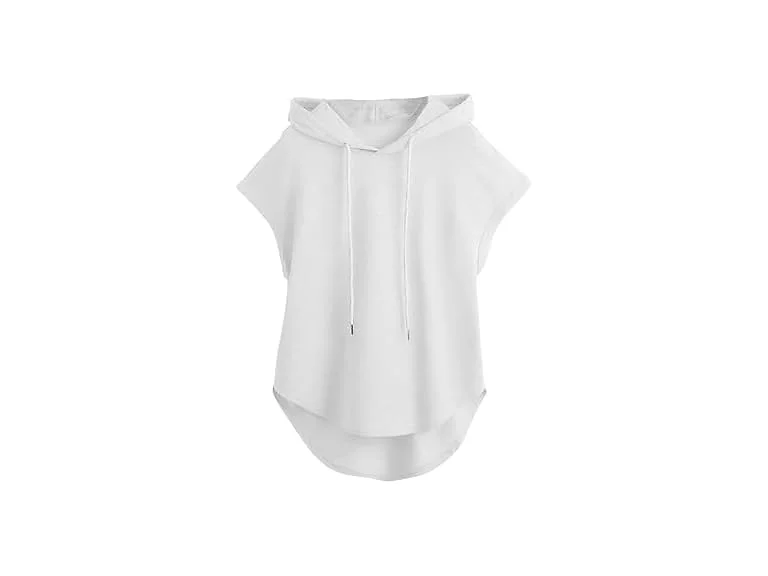 Milumia Women (XL) Short Sleeve Hoodie Sweatshirts
