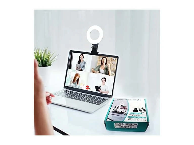 5" Dimmable Ring Light Clip On 2-Pack