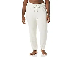 Amazon Essentials Women's Pajama Jogger - Lightweight Lounge Terry, Plus Size, Oatmeal Heather, 3X