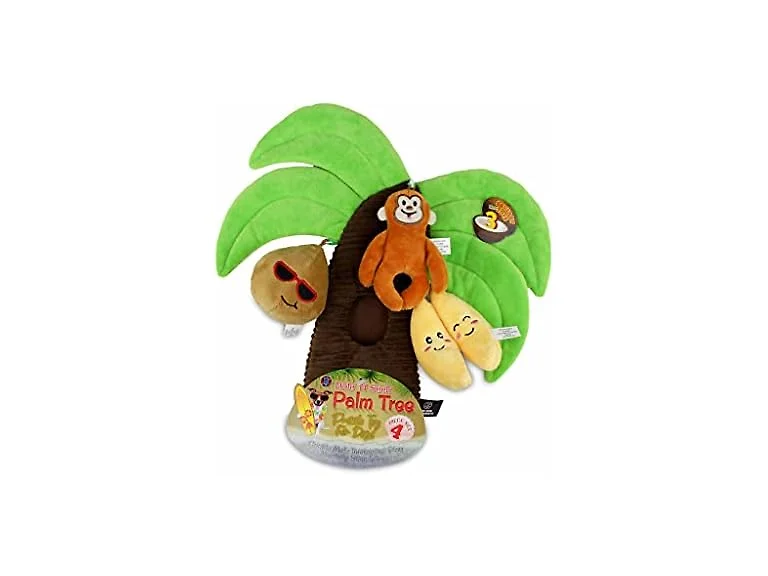 Bow Wow - Dog Toy Hide & Seek Plush Palm Tree