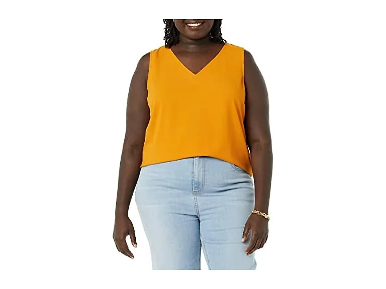 Amazon Essentials Women Regular-Fit V Neck Top