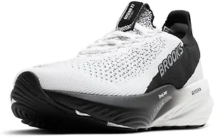 Brooks 1104481D135 9.5 Brooks Glycerin StealthFit 22 Men's Shoes White/Grey/Black