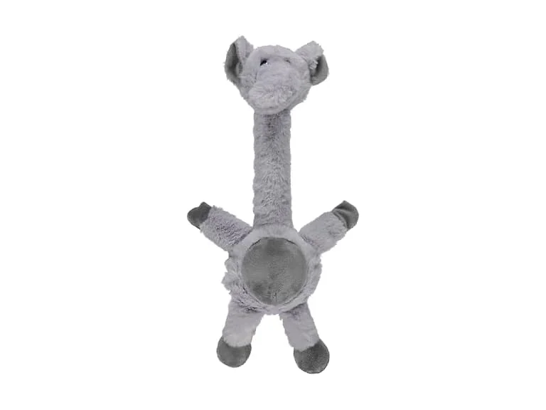 Cudlie Plush Dog Toy w/ Belly Squeaker- Elephant