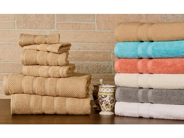 100% Egyptian Cotton 6-Piece Towel Set