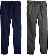 2PK Toddler's Classic Twill Joggers