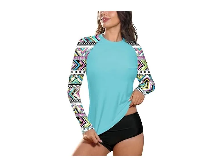 BesserBay Women (L) Lady Summer Swim UV SPF Aztec