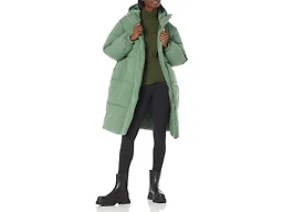 Amazon Essentials Women's Oversized Long Hooded Insulated Puffer Jacket (Available in Plus Size), Sage Green, X-Small