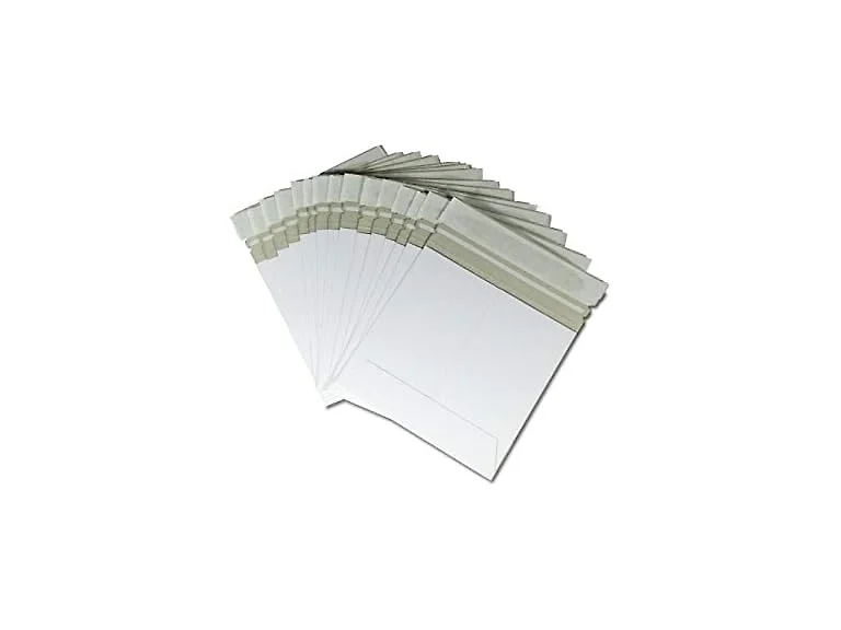 6x6 Rigid Paperboard Mailers, 15 Pack - Self-Seal Stay Flat Envelopes