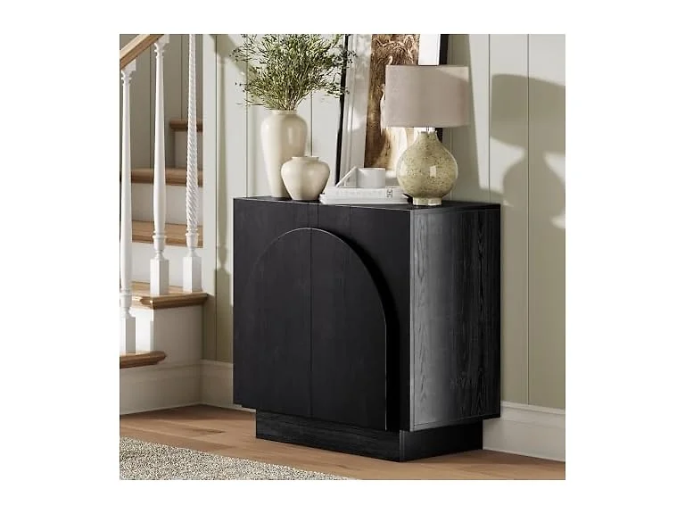Nathan James Iris Credenza, Black Oak