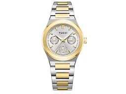 BIONDO/ WATCH / GOLD + SILVER STAINLESS STEEL