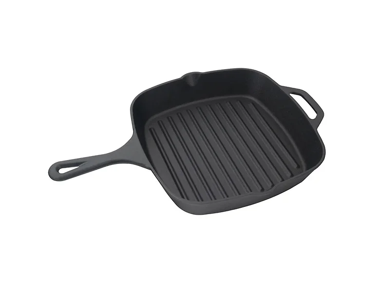 Jim Beam Cast Iron Square Grill Pan