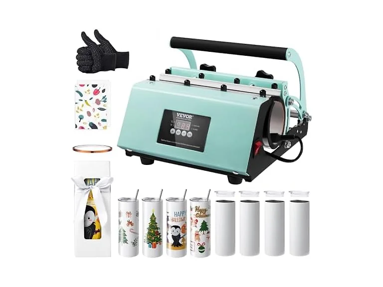 VEVOR Tumbler Heat Press Machine and Sublimation Tumblers