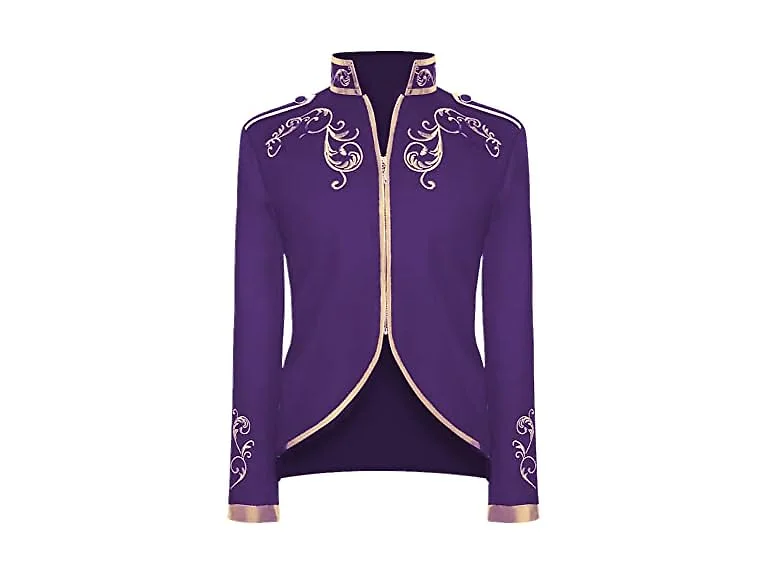 Voreing Men (XXL) Prince Coats Drummer Punk Jacket