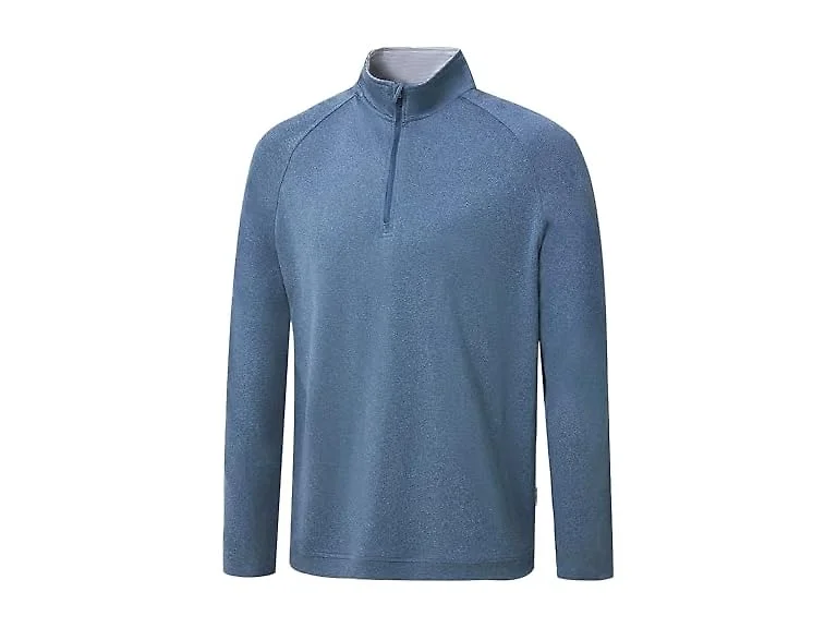 Men's Quarter Zip Mock Neck Pullover