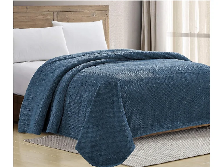 Chevron Braided Queen Blanket 86" x 86"