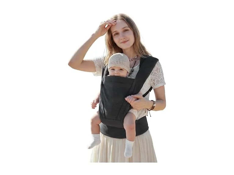 MISSWISDOM Baby Carrier Newborn, Grey