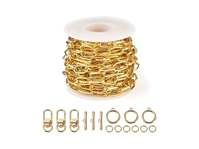 Pandahall 16.4 Ft Aluminium Paperclip