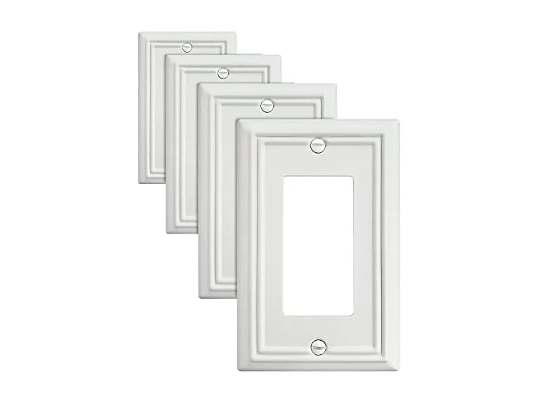 4 Pack Electrical Outlet Cover Plates