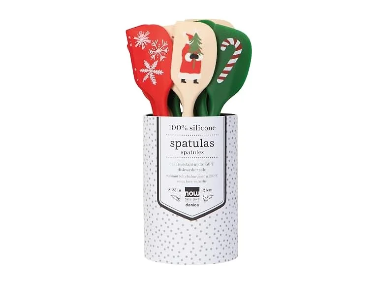 Now Designs Holiday Cheer Christmas Mini Spatula Counter Display