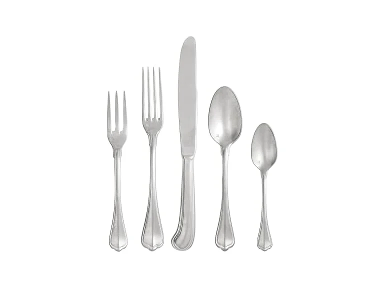 Eater x Zwiesel Fortessa Venezia 18/10 Stainless Steel, 20 Piece Flatware Set