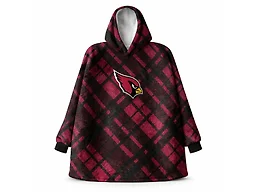 Pegasus FWD-PEG-NFL-6C39 NFL Team Cozy Sherpa Hoodie - OSFM Arizona Cardinals 