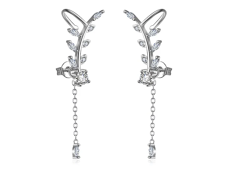 Crystal Climber Drop Earrings