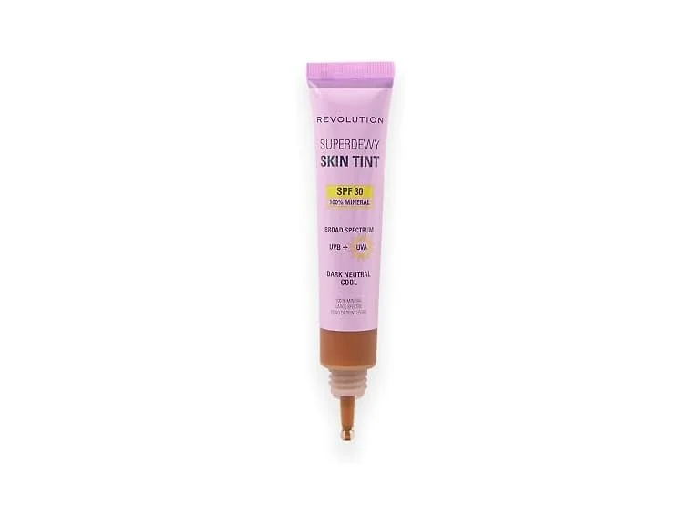 Revolution Superdewy SPF 30 Skin Tint, Dark Neutra