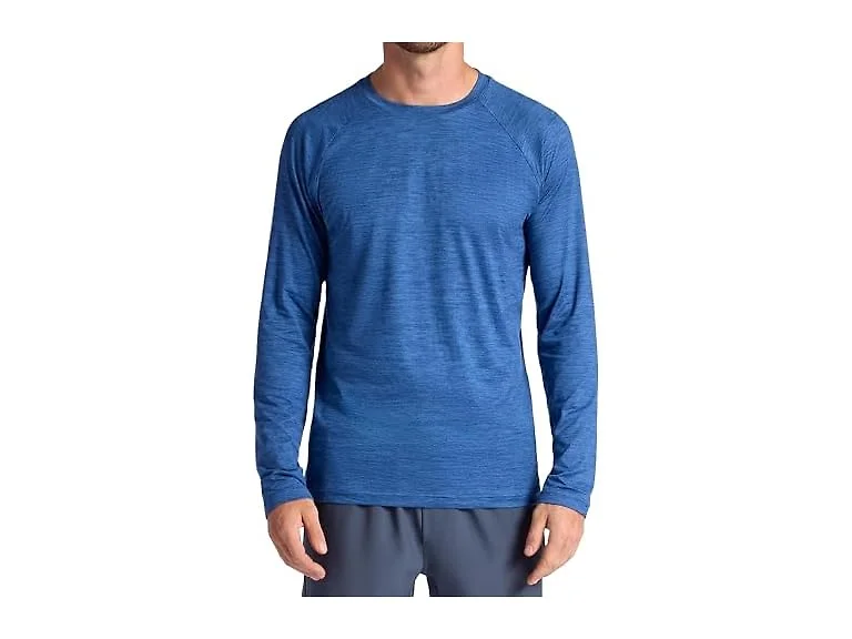 Gaiam Men Everyday Basic Long Sleeve Crewneck Top
