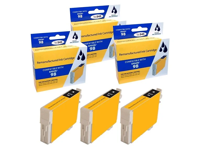 Compatible Epson 98 Black Ink Cartridge (3 Pack)