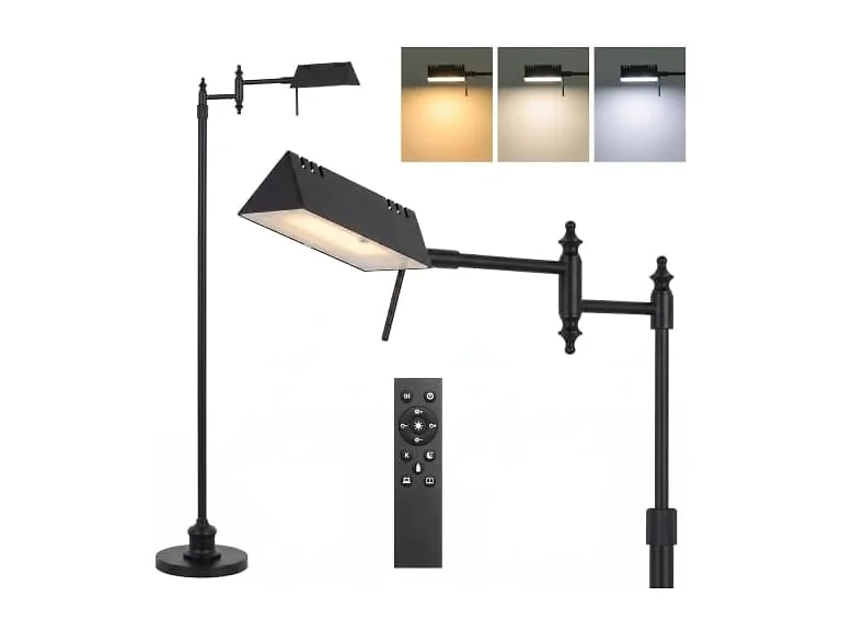 Bairth Black Reading Floor Lamp
