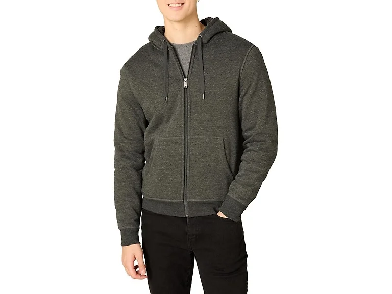 Amazon Essentials Men Sherpa Lined Sweatshirt