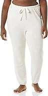 Amazon Essentials Women's Pajama Jogger - Lightweight Lounge Terry, Plus Size, Oatmeal Heather, 2X