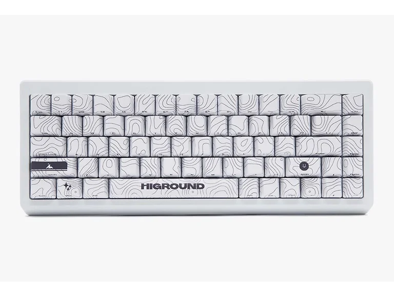 Higround Summit 2.0 65 Wired Keyboard - Snowstone