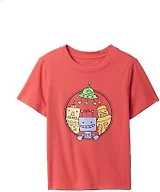 GAP Baby-Boys Short Sleeve Graphic Tee, Watermelon Ice, 6-12 Months