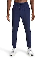Reebok Men’s Striker Pant, Standard Fit, 30” Inseam, Lightweight Poly Fabric, Vector Navy, Small