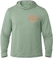 Field & Stream Men's Roll Cast Performance Hoodie with Drirelease, Get Ready/Olive, Large