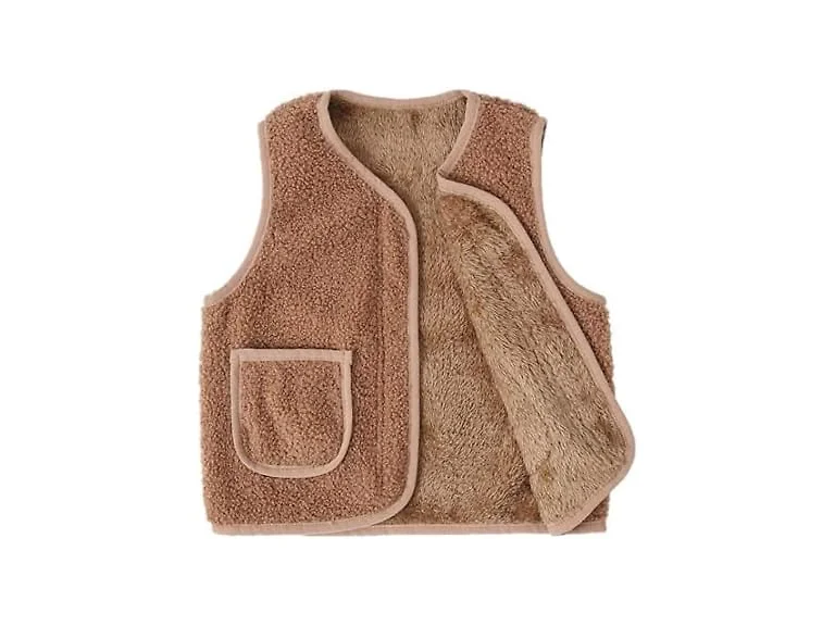 Warmstraw Boys (12-24 MOS) Cute Vest Soft Jackets