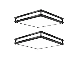 GoBright B0FBGFW56M 13 Inch Black Ceiling Light 2-