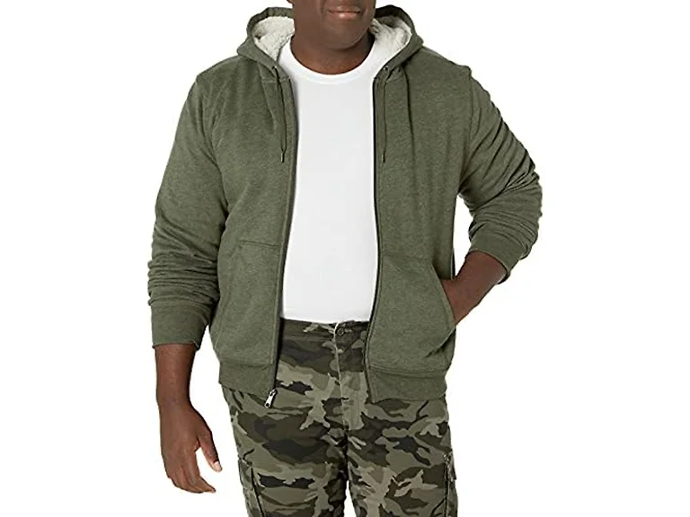 Amazon Essentials Men Sherpa Lined Sweatshirt