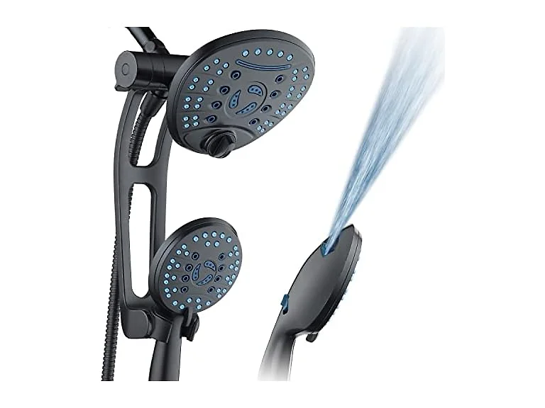 AquaCare 80-mode Shower Head Combo with Arm & Dual Power Wash